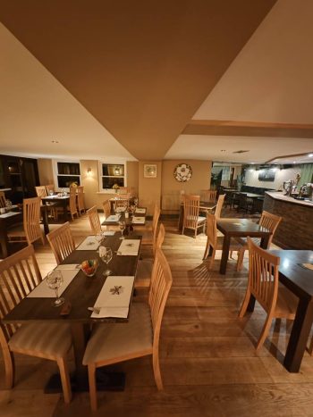 After Regal Touch Professional Decorating room painted in Weston-super-Mare Bristol bar refurbished wood and stone finish