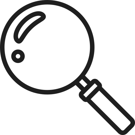 magnifying-glass magnifying glass icon